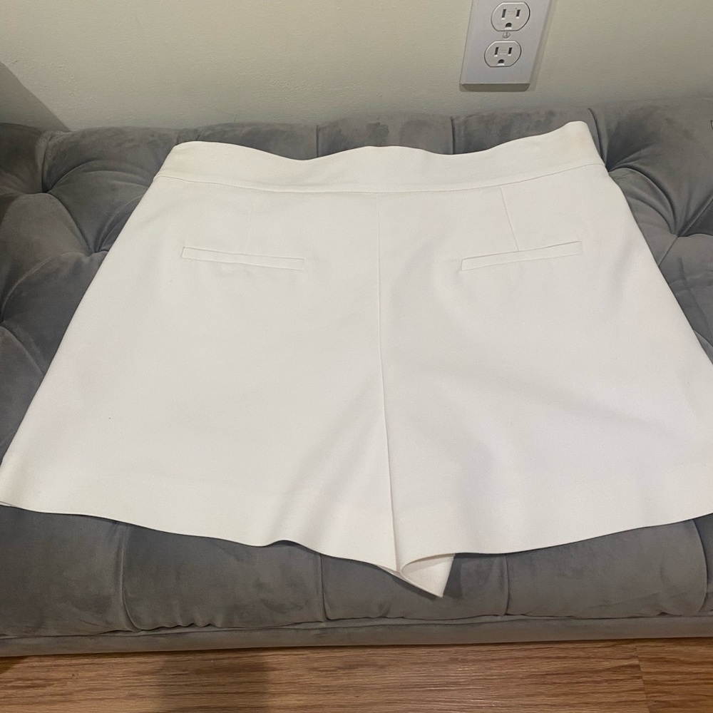Zara white shorts